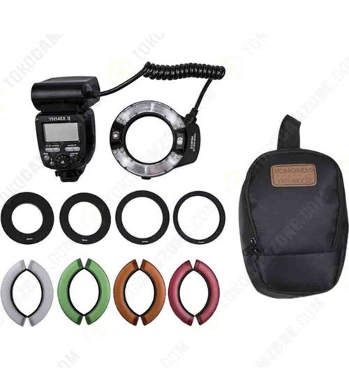 Yongnuo YN14 EX II TTL Macro Ring Flash Kit for Canon